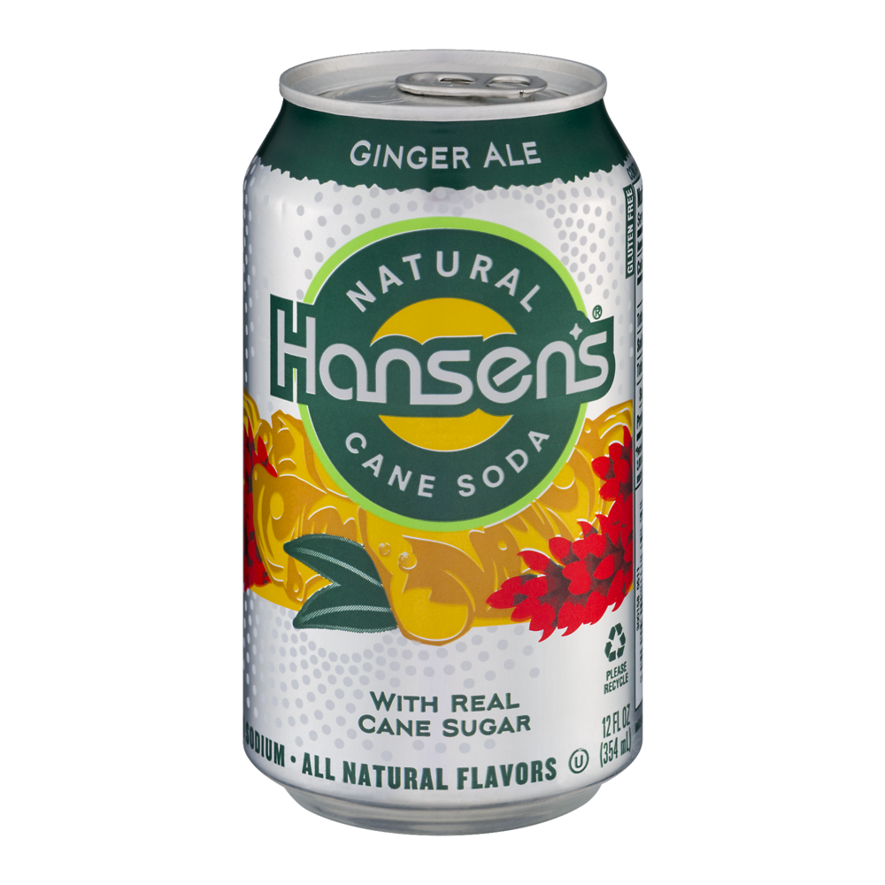 slide 1 of 1, Hansen's Natural Cane Soda Ginger Ale, 72 fl oz
