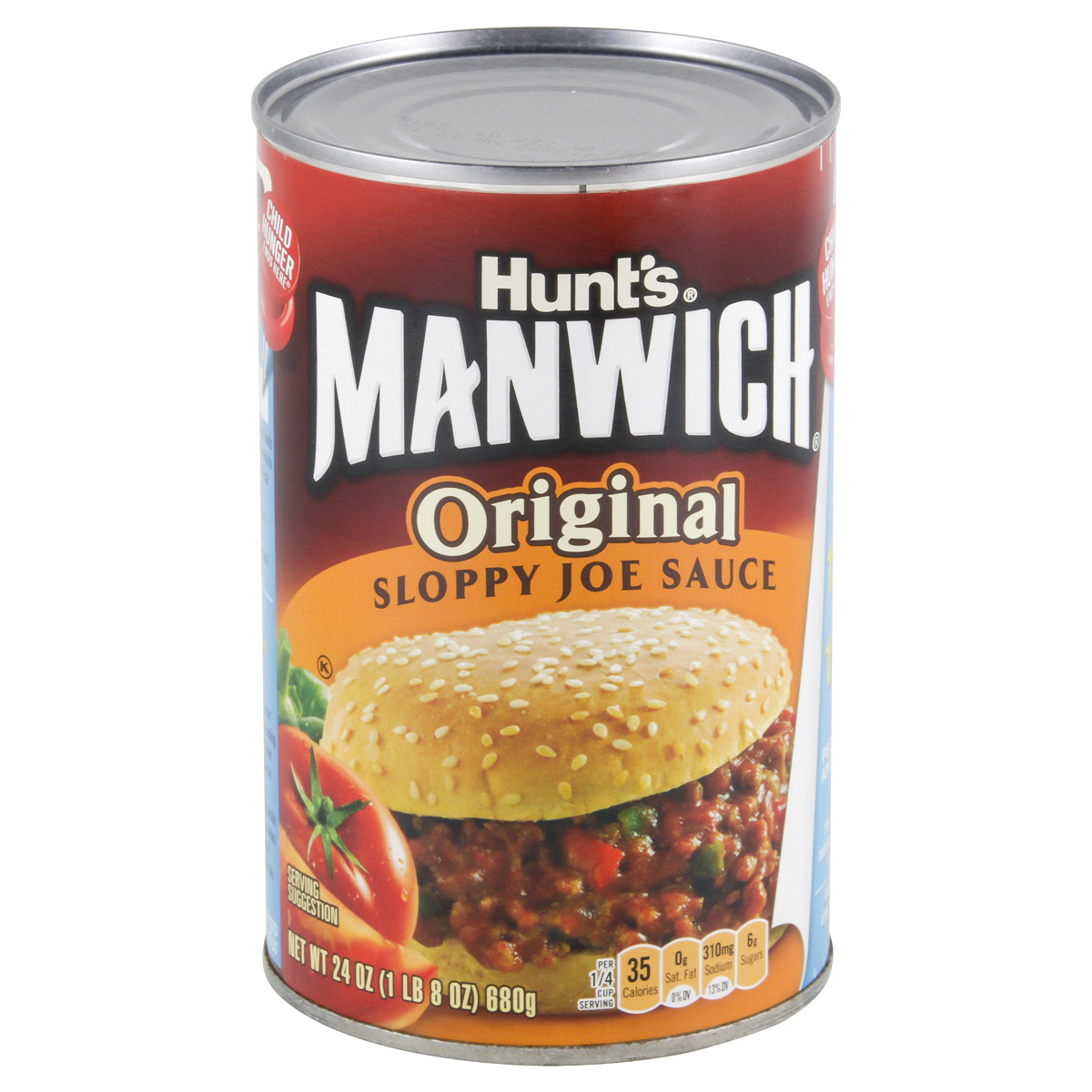 slide 1 of 1, Hunt's anwich Sloppy Joe Sauce, 24 oz