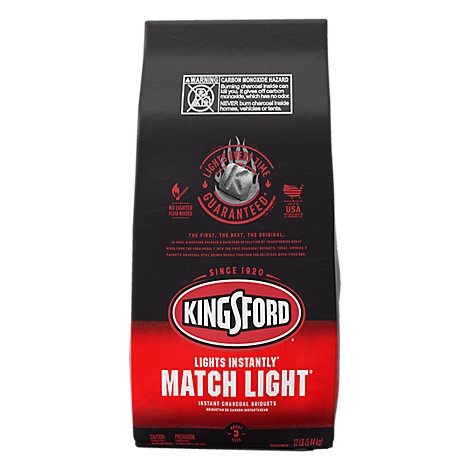 slide 1 of 1, Kingsford Match Light Charcoal Briquets Instant, 12 lb