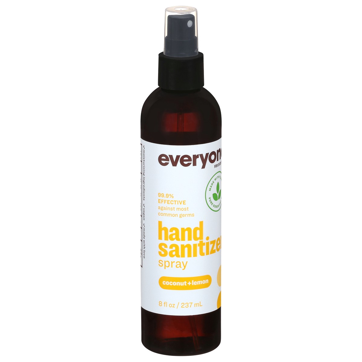 slide 9 of 9, Everyone Coconut + Lemon Hand Sanitizer Spray 8 fl oz Bottle, 1 ct