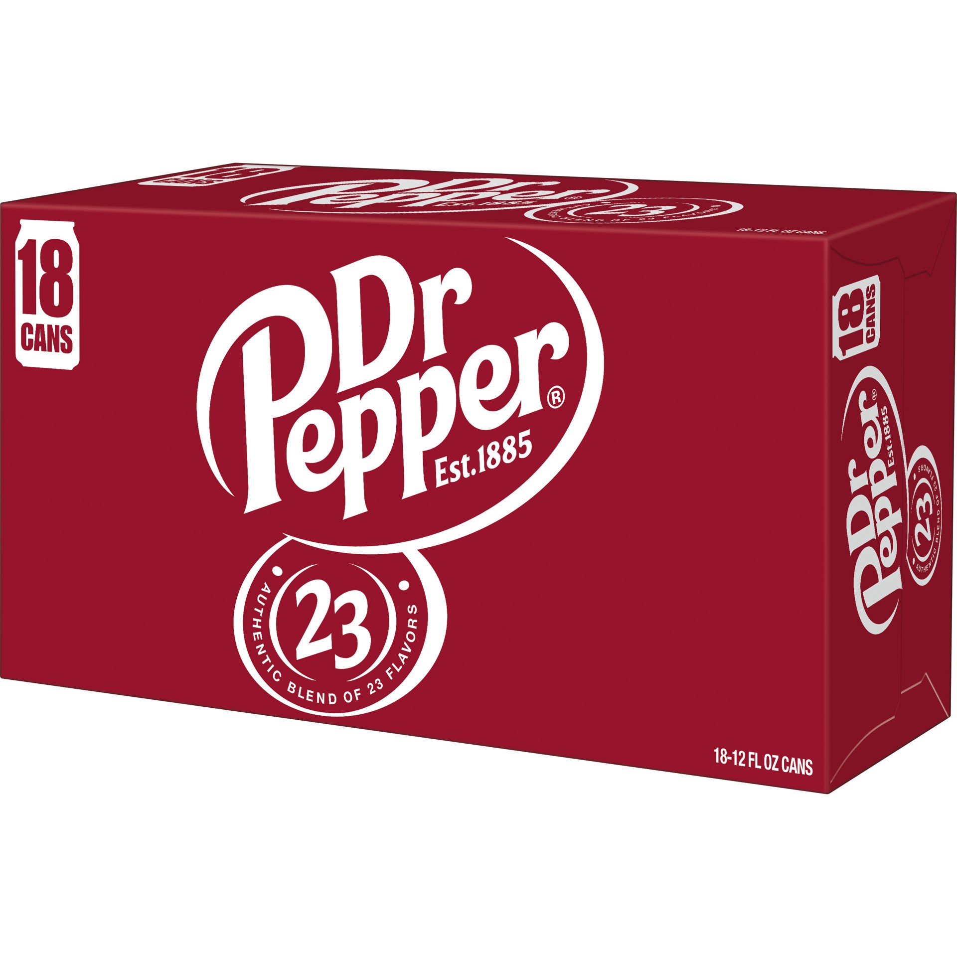 slide 2 of 3, Dr Pepper Soda, 18 ct