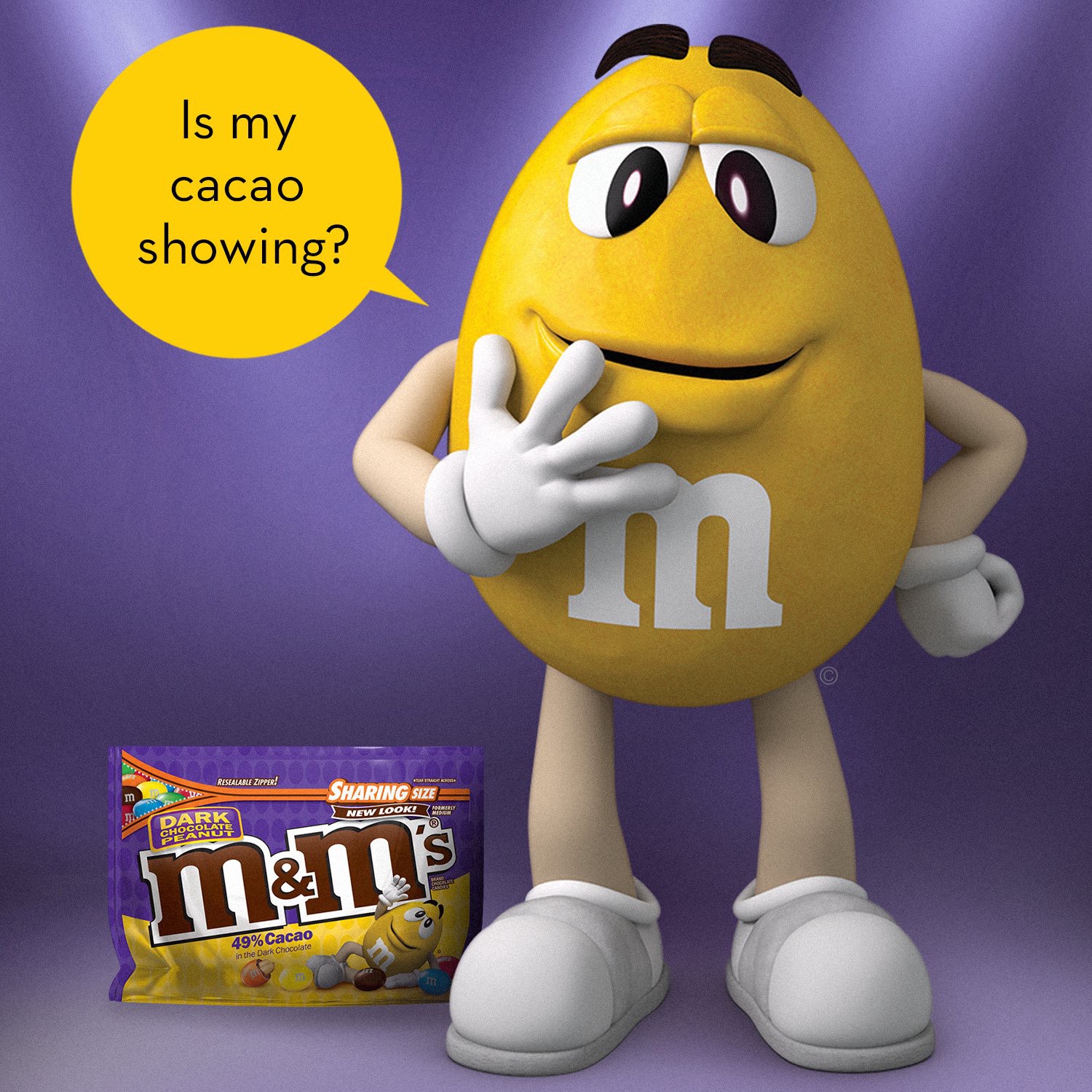 slide 2 of 7, M&M's Peanut Dark Chocolate Candy, Sharing Size, 10.1 oz Bag, 10.1 oz