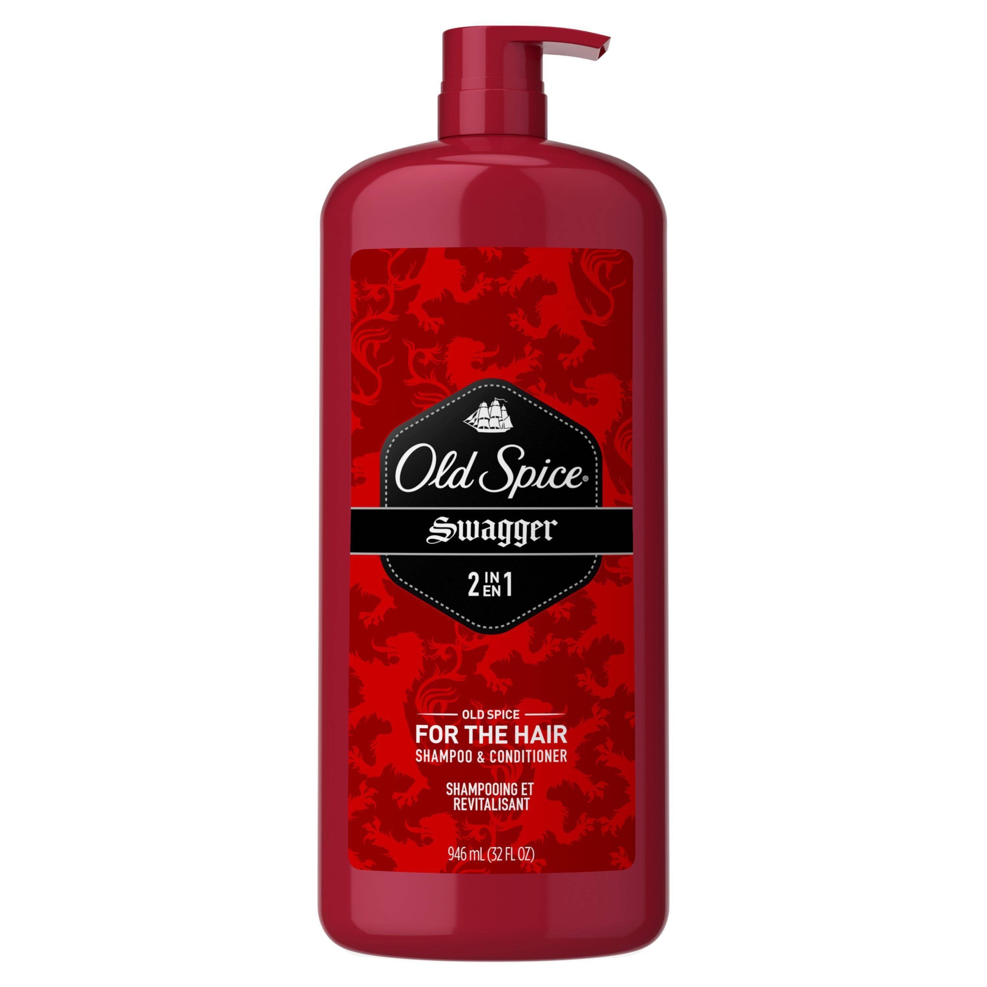 slide 1 of 2, Old Spice 2in1 Shampoo And Conditioner, 32 fl oz