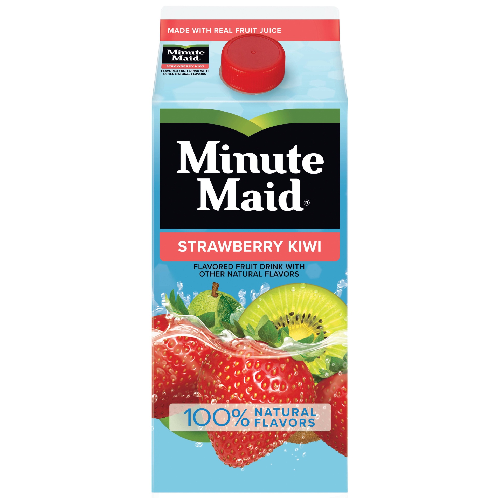 slide 1 of 2, Minute Maid Strawberry Kiwi Juice - 59 fl oz, 59 oz