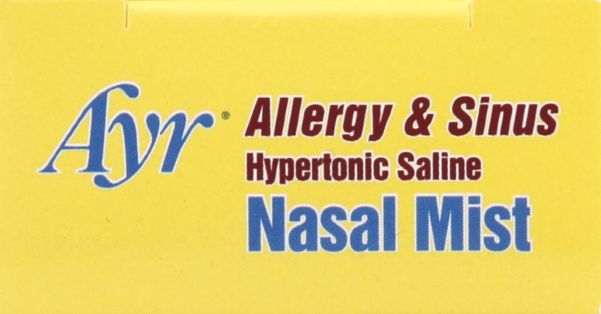 slide 2 of 5, Ayr Allergy & Sinus Hypertonic Saline Nasal Mist, 1.69 fl oz