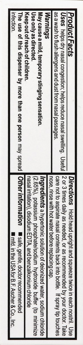 slide 5 of 5, Ayr Allergy & Sinus Hypertonic Saline Nasal Mist, 1.69 fl oz