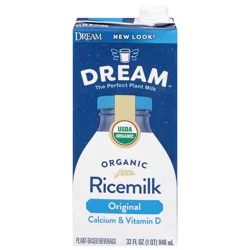 Rice Dream Dream Original Calcium + Vitamin D Beverage Shelf Stable - 32 fl oz