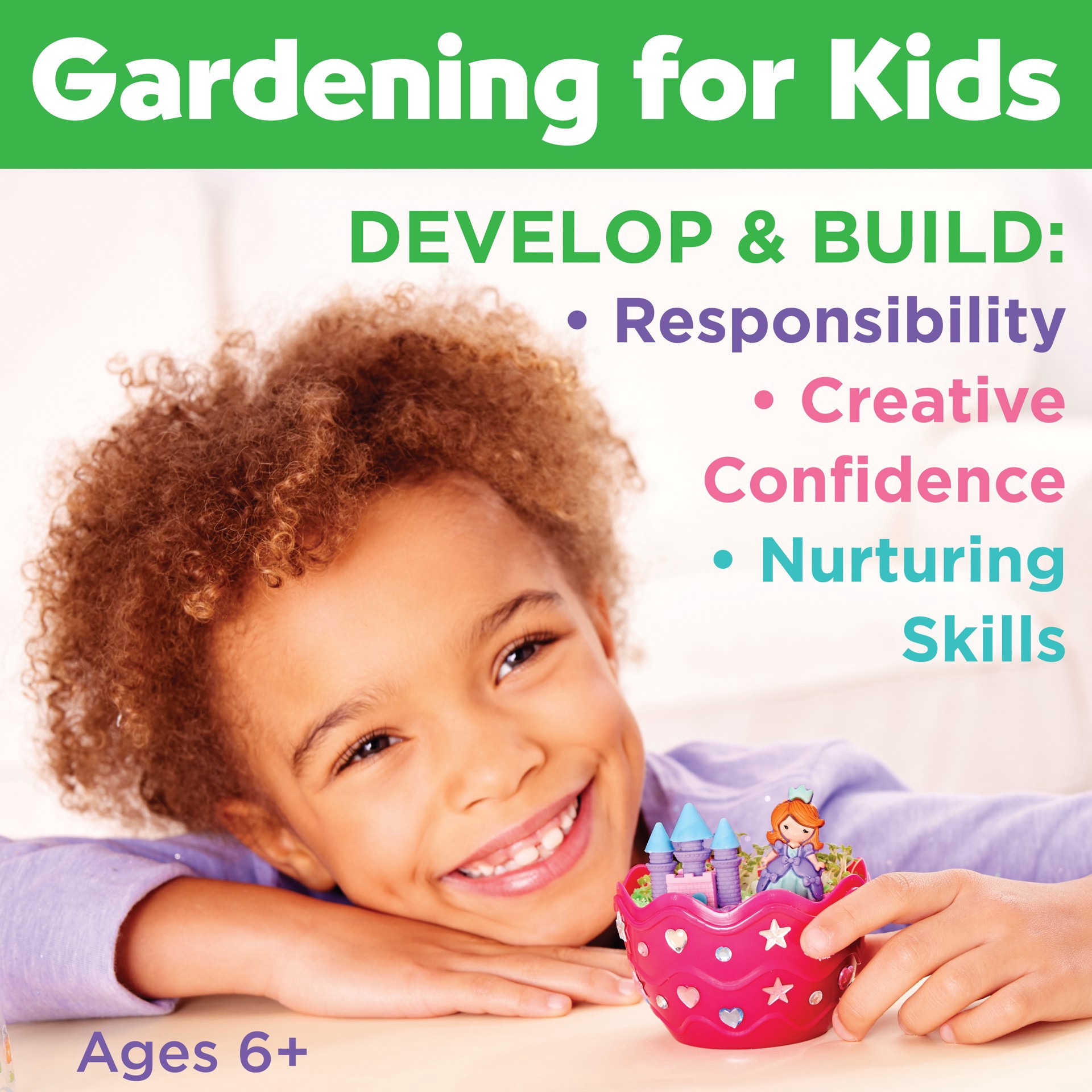slide 9 of 10, Faber-Castell Creativity For Kids Mini Garden Princess Kit, 3 in x 5.25 in