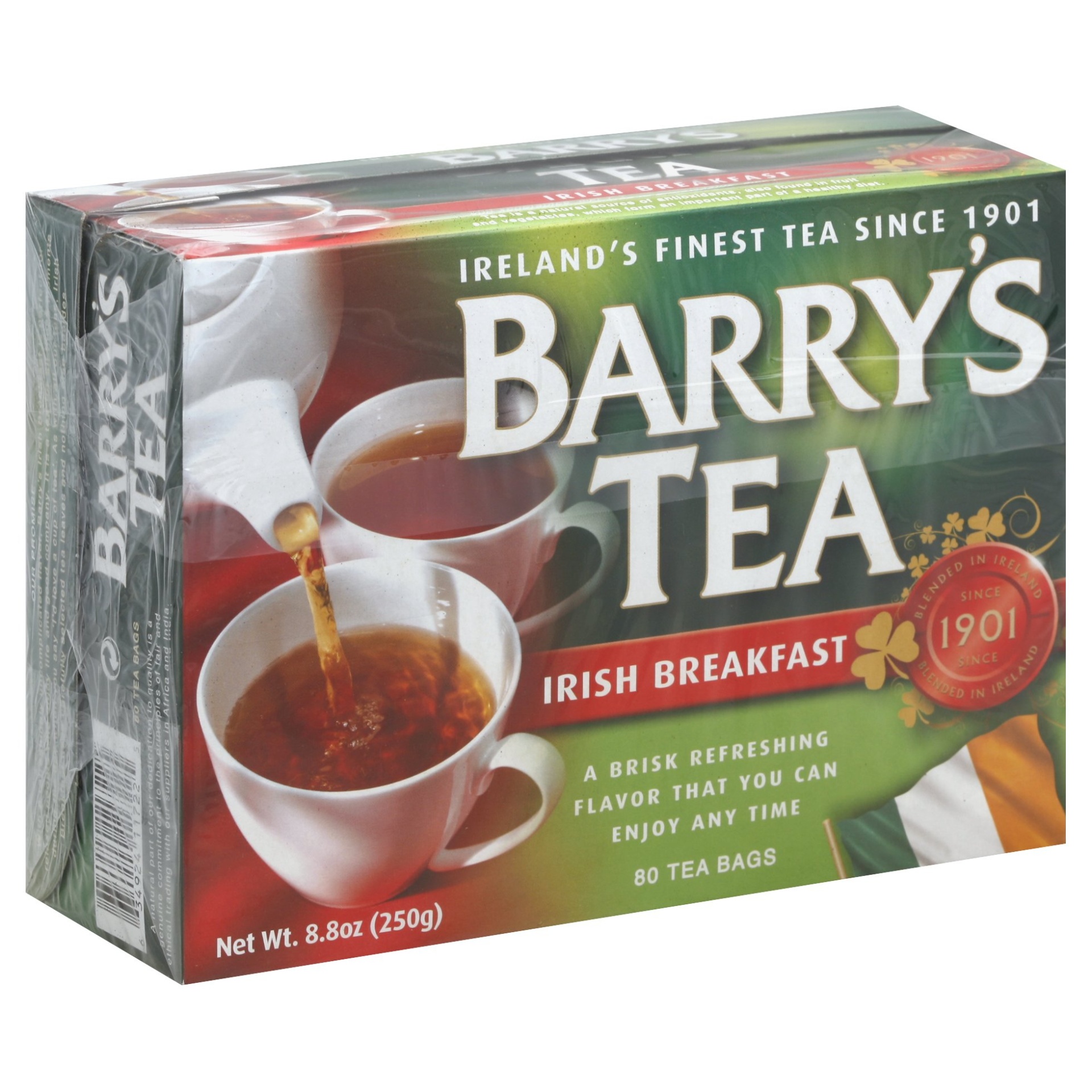 Barry's Tea Irish Breakfast Strength & Flavour Tea Bags 80 ct Shipt