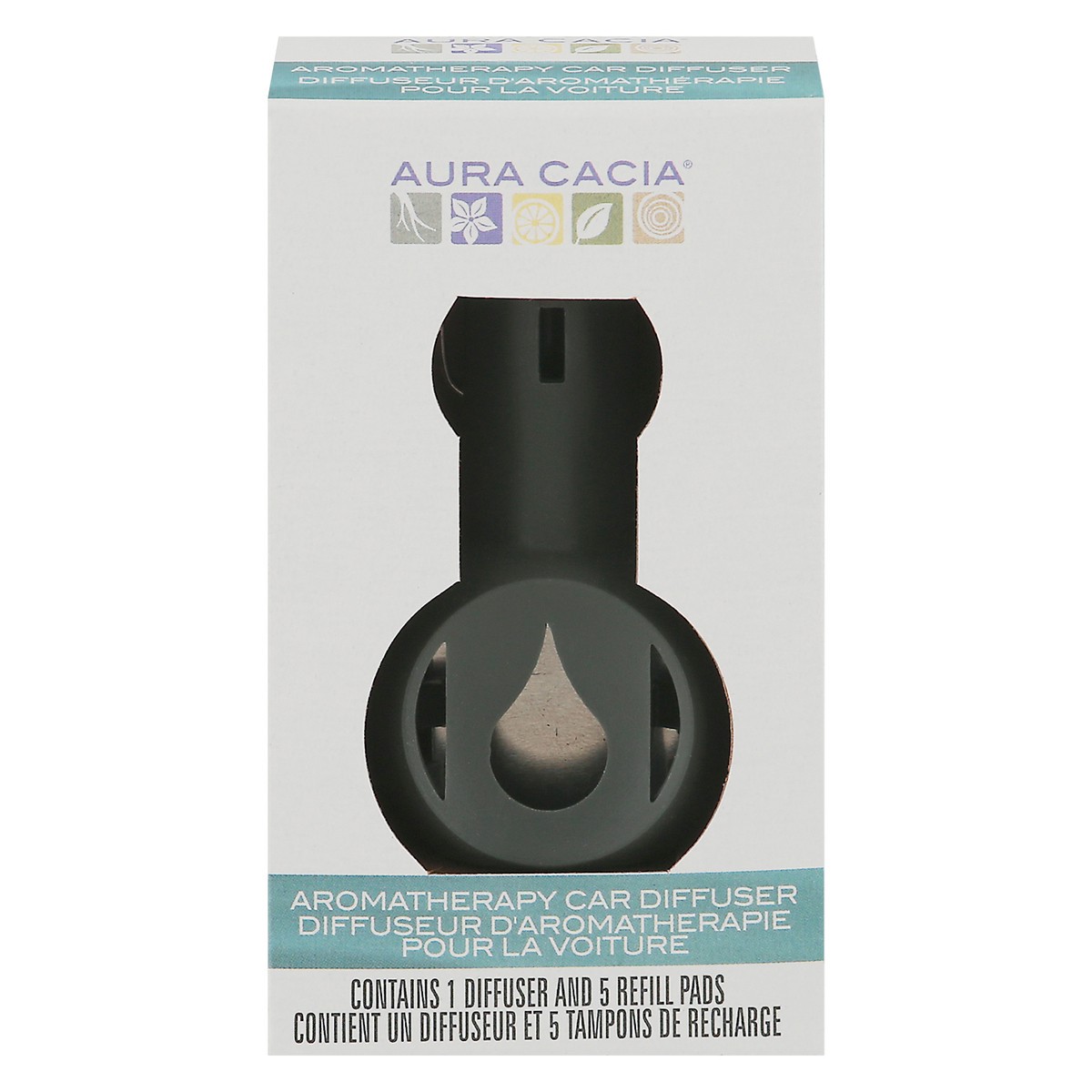 slide 1 of 9, Aura Cacia Diffuser Aromatherapy Car, 1 ct