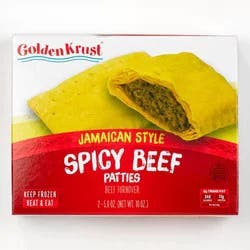 Golden Krust 2pk Spicy Beef Patties 9oz