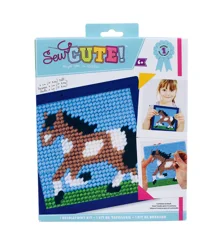 American Crafts Colorbok Sew Cute Needlepoint Horse