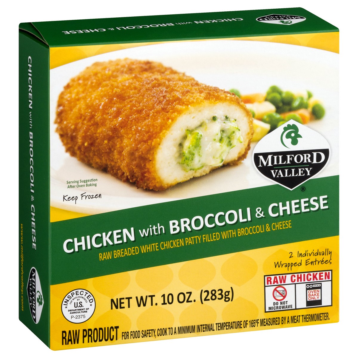 slide 3 of 10, Milford Valley Chicken with Broccoli & Cheese, 10 oz