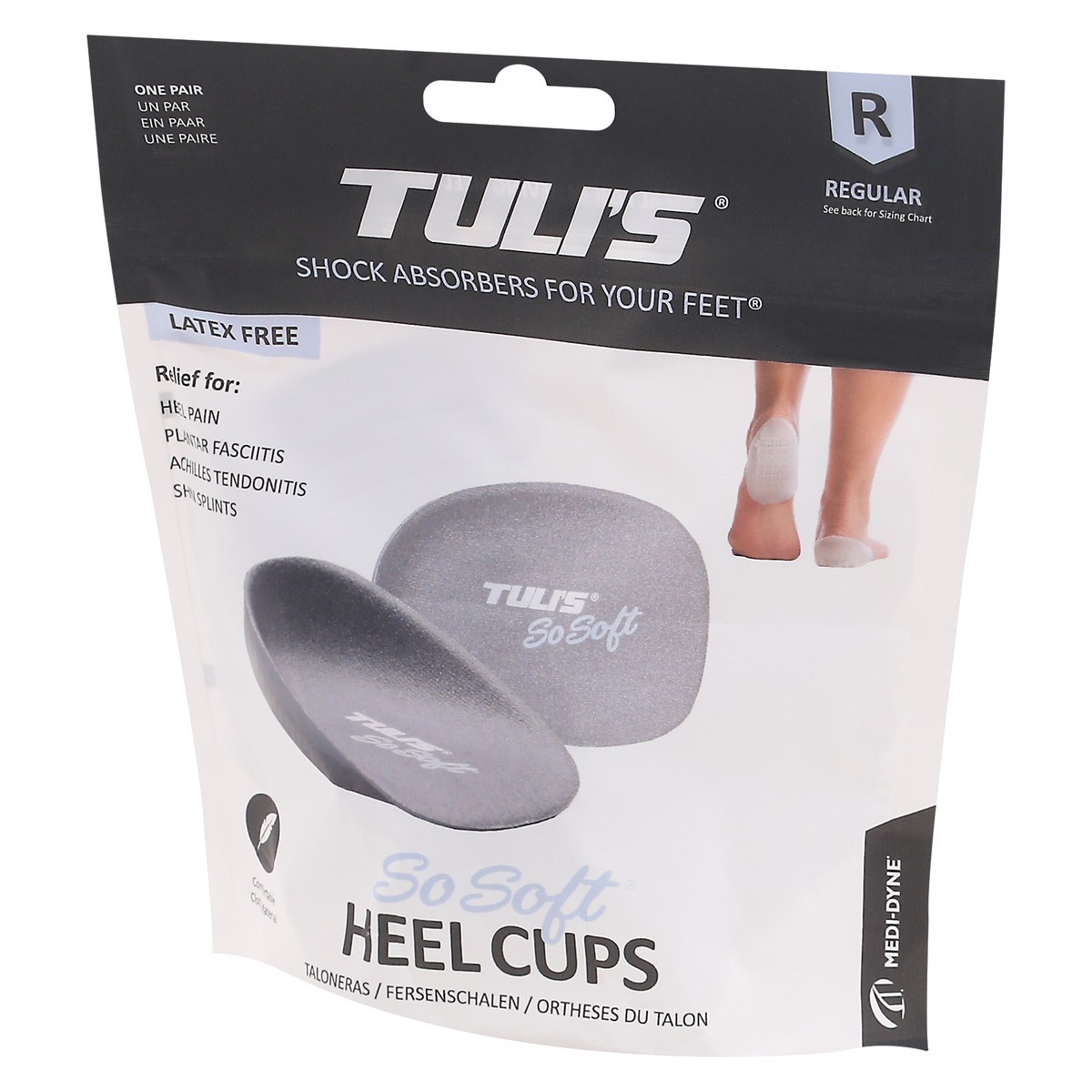 slide 2 of 9, Tuli's So Soft Regular Heel Cups 1 ea, 1 ct
