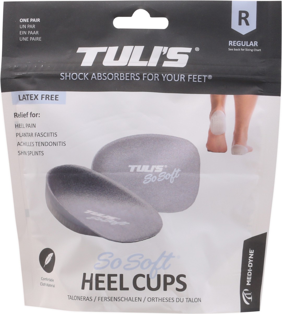 slide 8 of 9, Tuli's So Soft Regular Heel Cups 1 ea, 1 ct