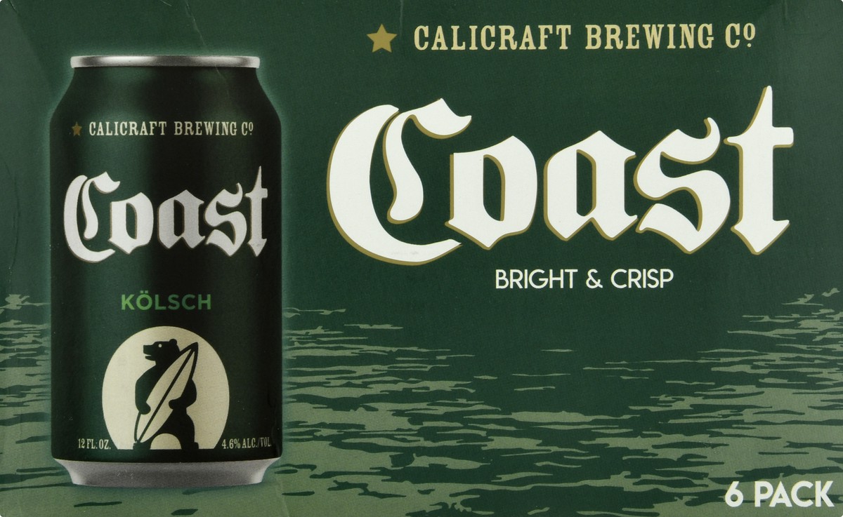 slide 2 of 11, Calicraft Brewing Co. 6 Pack Coast Kolsch Beer 6 ea, 6 ct