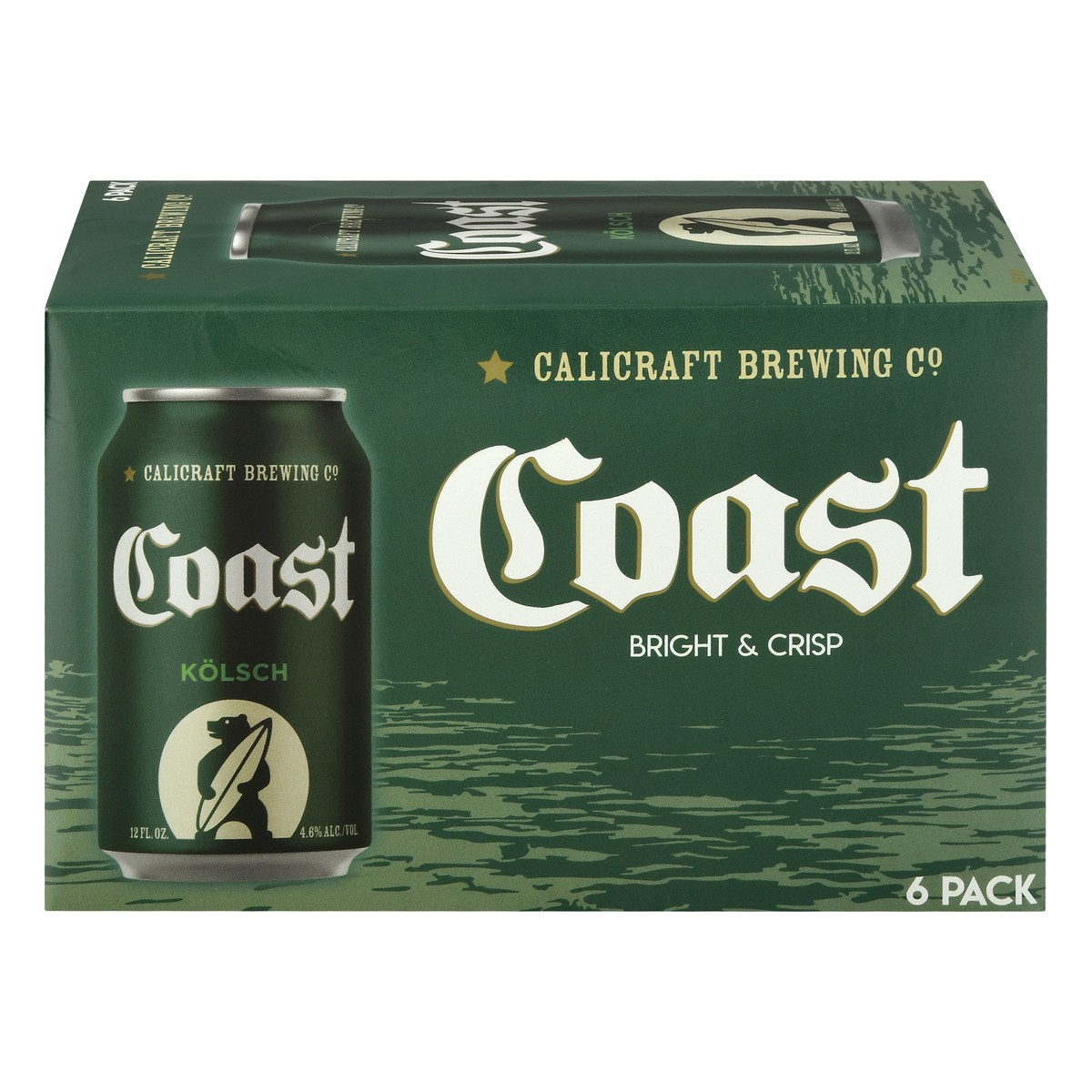 slide 8 of 11, Calicraft Brewing Co. 6 Pack Coast Kolsch Beer 6 ea, 6 ct