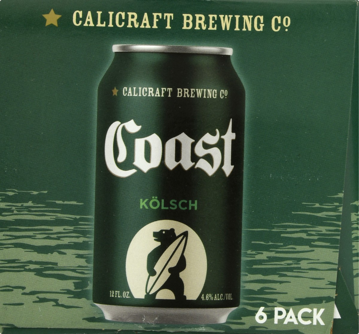 slide 10 of 11, Calicraft Brewing Co. 6 Pack Coast Kolsch Beer 6 ea, 6 ct