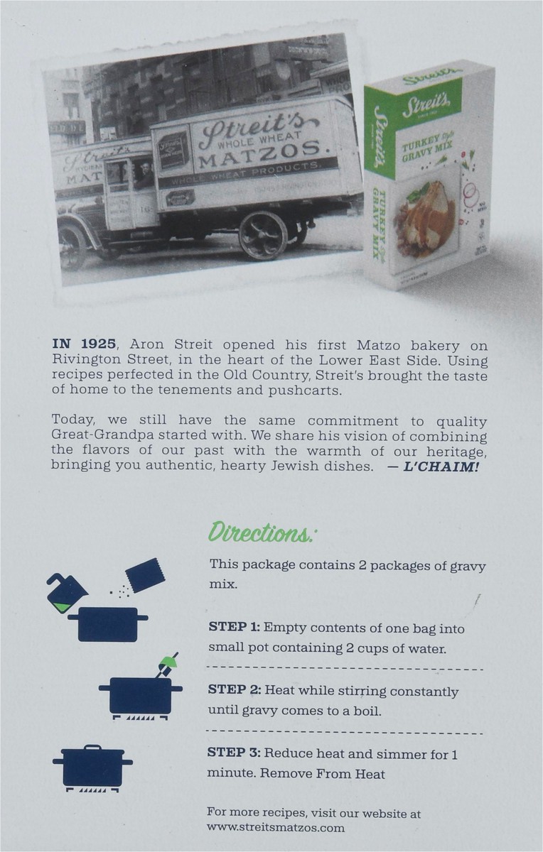 slide 5 of 14, Streit's Streits Mix Gravy Turkey, 2 ct