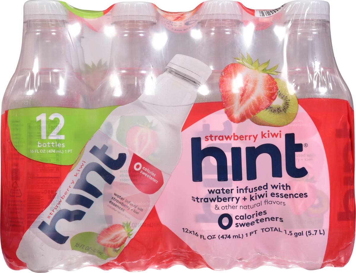 slide 9 of 9, Hint Strawberry Kiwi Water - 12 ct, 12 ct