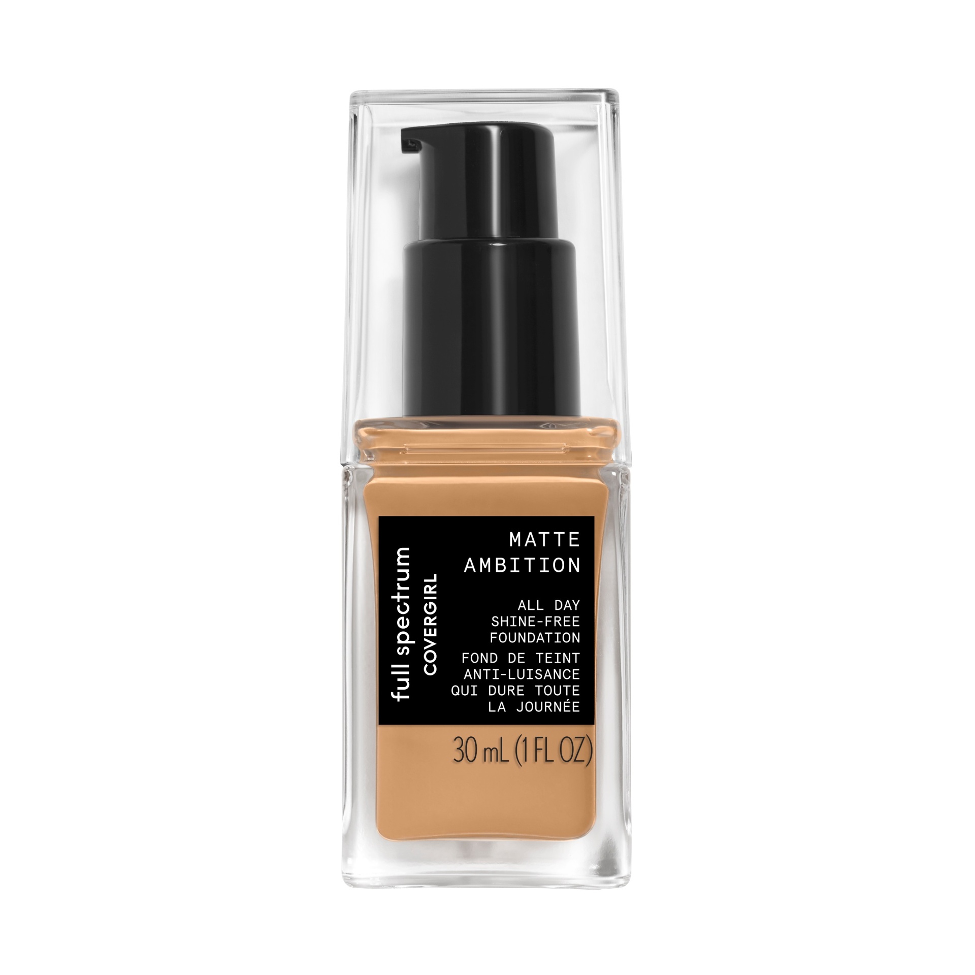 slide 1 of 1, Covergirl Matte Ambition- All Day Foundation, Medium Golden, 7.556 oz