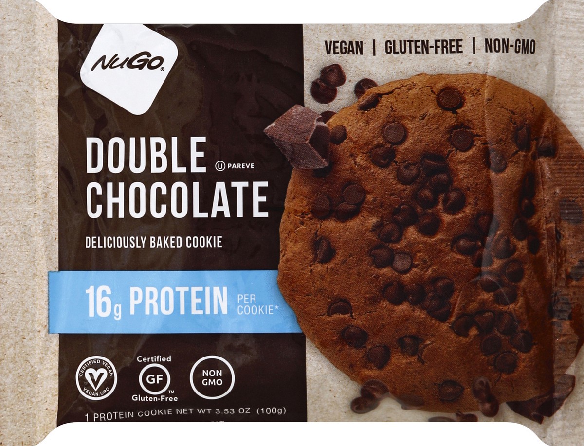 slide 5 of 6, NuGo Double Chocolate Protein Cookie, 3.53 oz