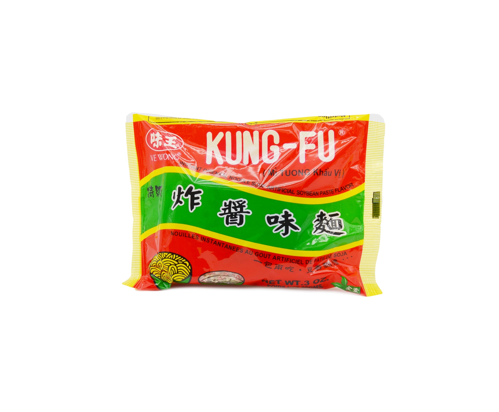 slide 1 of 1, Kung-Fu Instant Noodle Soybean(Jajan), 3 oz