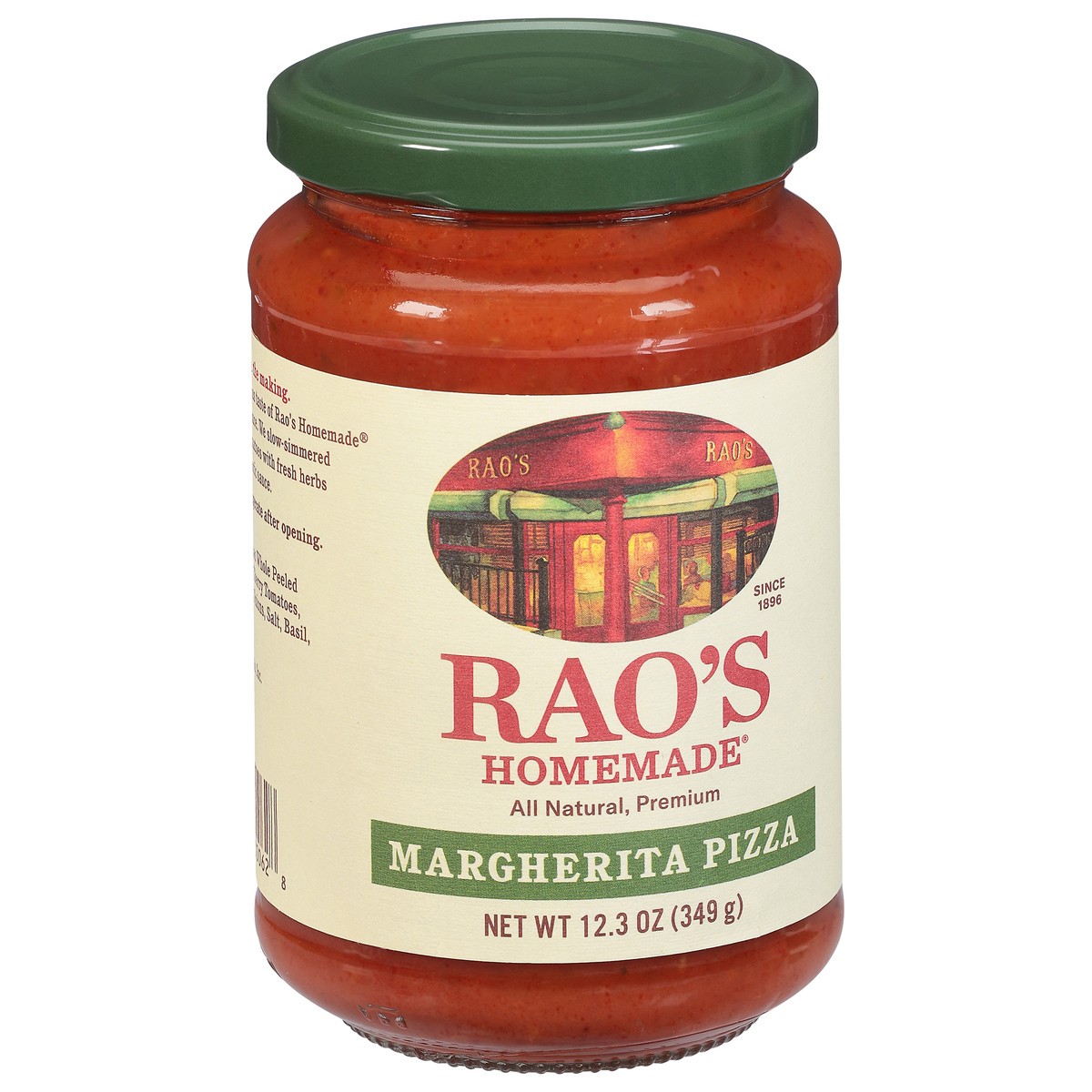 slide 3 of 9, Rao's Homemade Margherita Pizza Sauce 12.3 oz, 12.3 oz