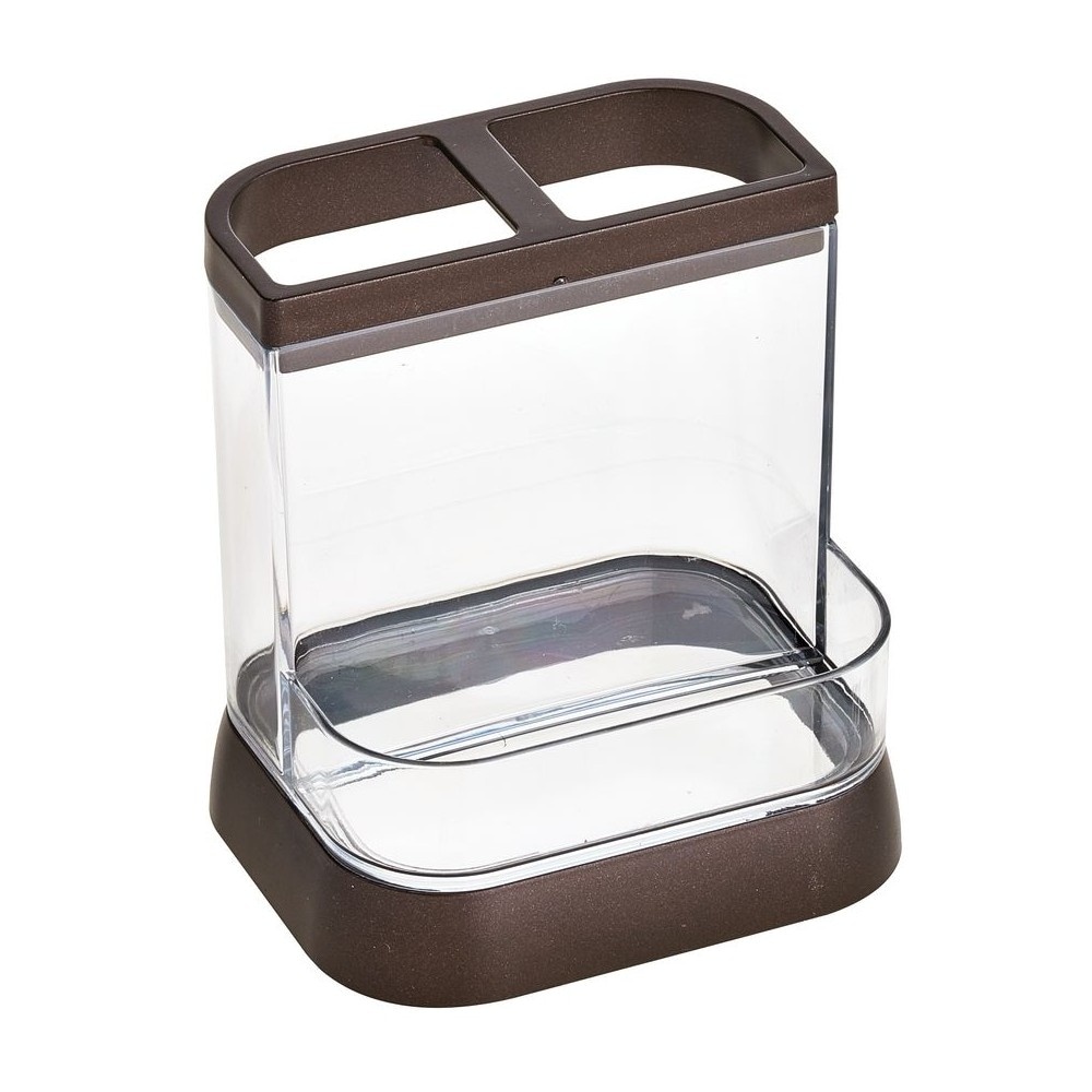 slide 1 of 1, InterDesign Haley Vanity Center - Clear/Bronze, 1 ct