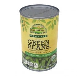 slide 1 of 1, Sun Harvest Organic Green Beans, 14.5 oz