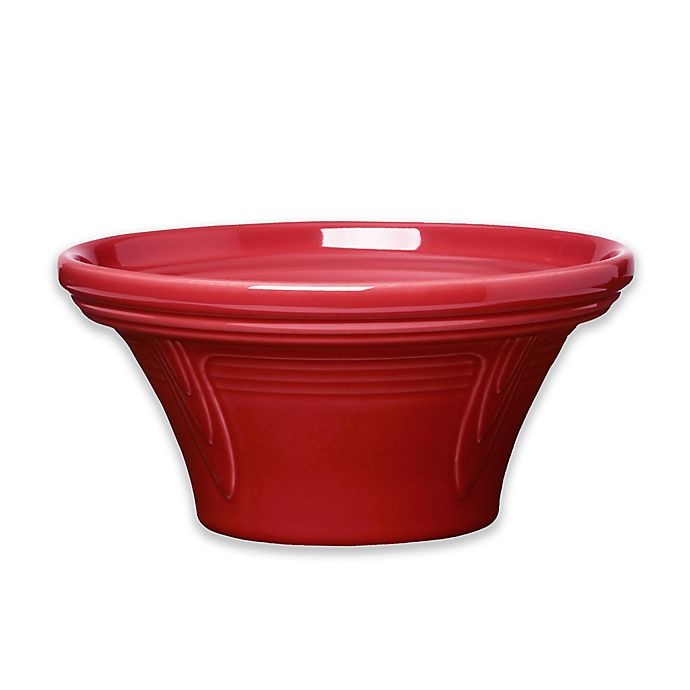 slide 1 of 3, Fiesta Hostess Serving Bowl - Scarlet, 1 ct