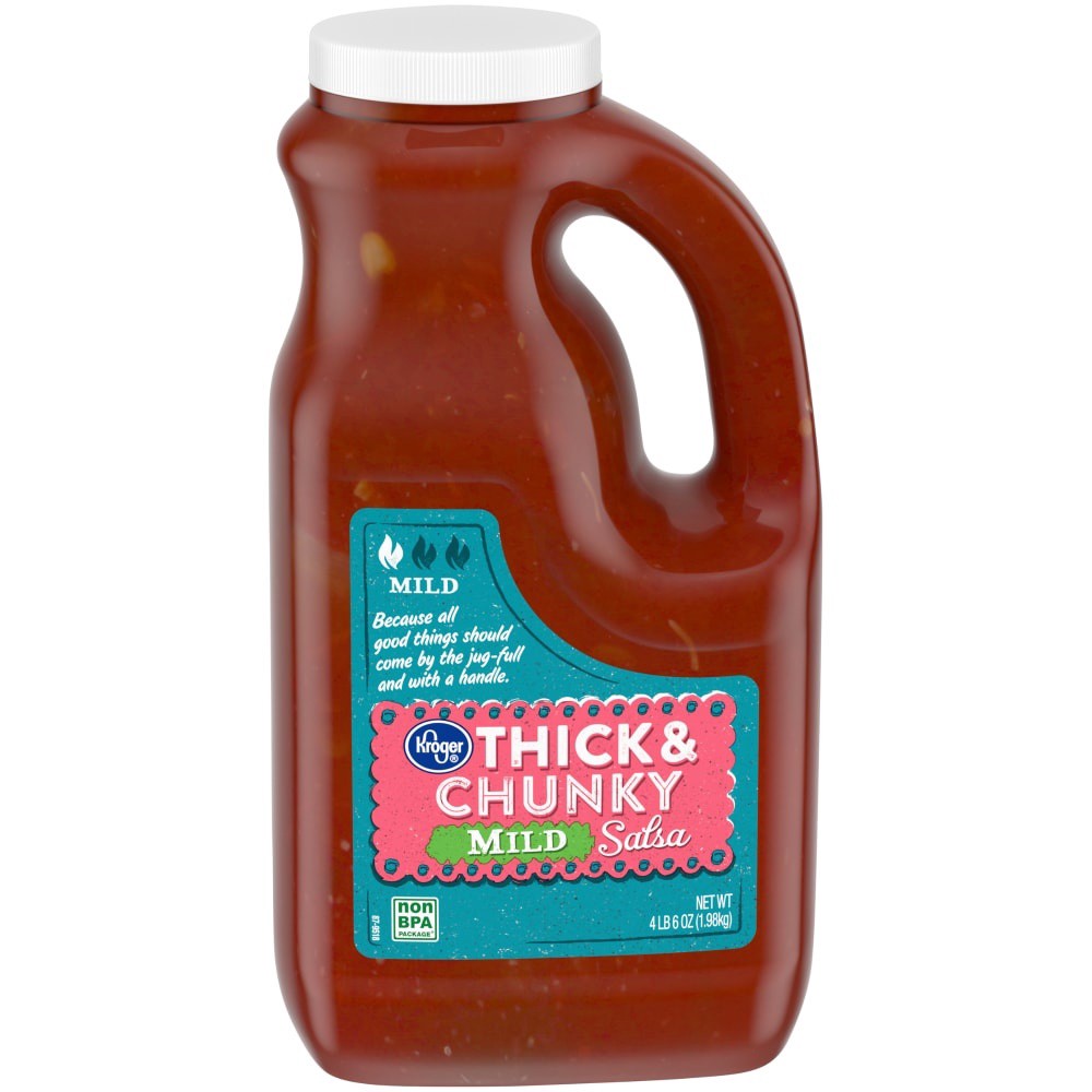 slide 1 of 2, Kroger Thick & Chunky Mild Salsa, 70 oz