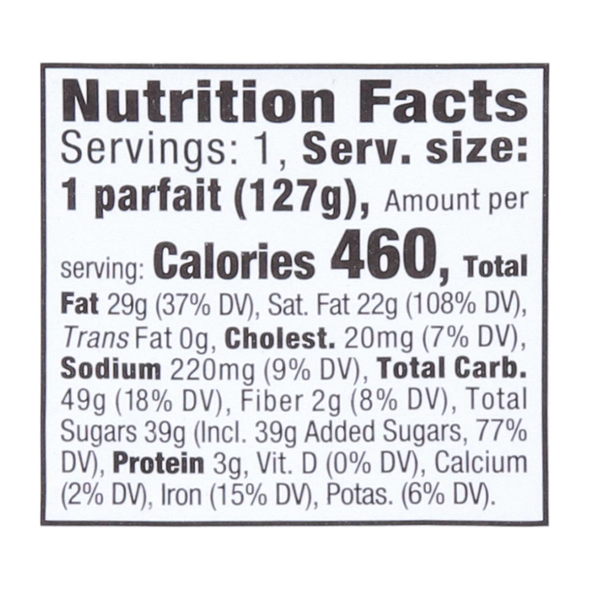 slide 5 of 11, Rich's Cookies/Cream Parfait, 4.5 oz