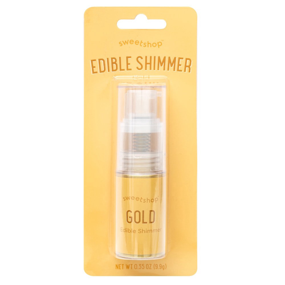 slide 1 of 3, Sweetshop™ Edible Shimmer Gold, 0.35 oz