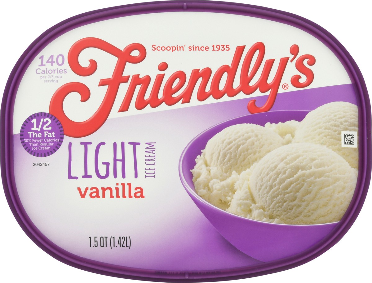 slide 8 of 12, Friendly's Light Vanilla Ice Cream 1.5 qt, 1.5 qt