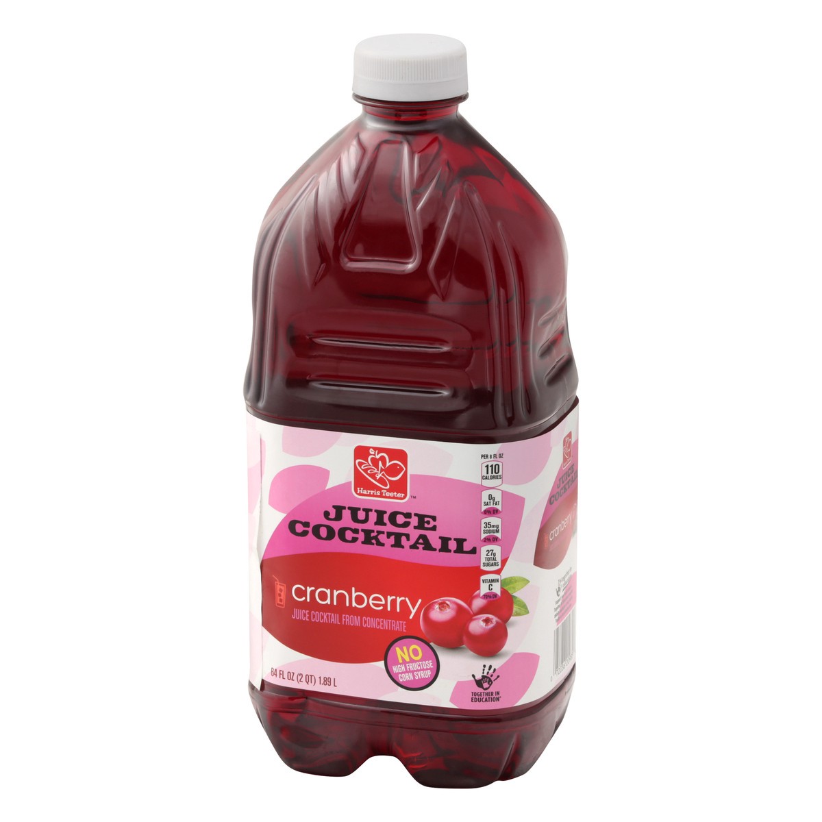 slide 10 of 10, Harris Teeter Cranberry Juice Cocktail - 64 oz, 64 oz