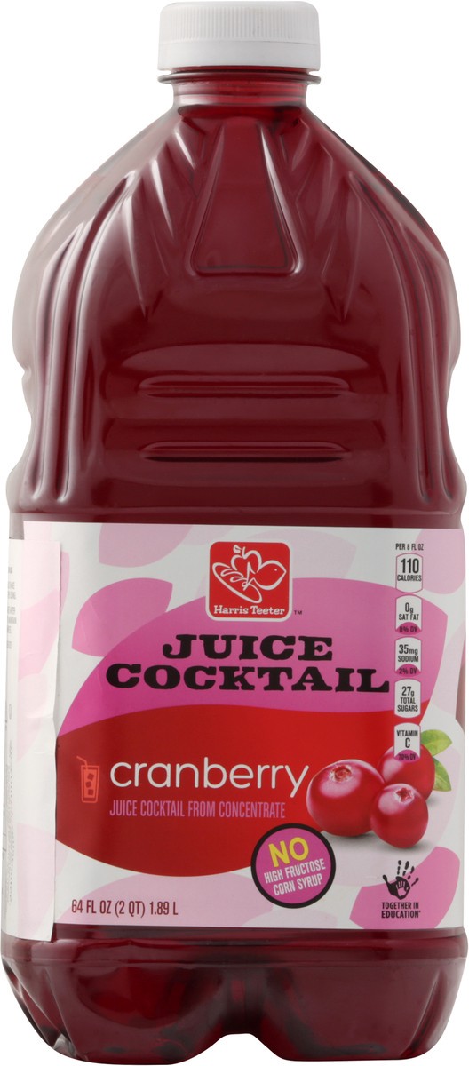 slide 6 of 10, Harris Teeter Cranberry Juice Cocktail - 64 oz, 64 oz