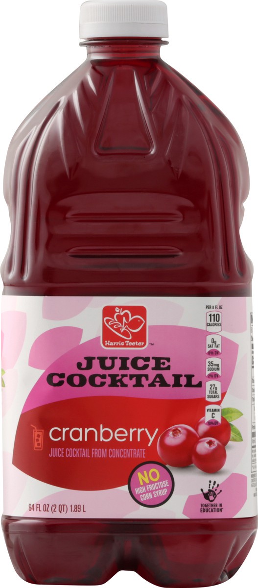 slide 9 of 10, Harris Teeter Cranberry Juice Cocktail - 64 oz, 64 oz