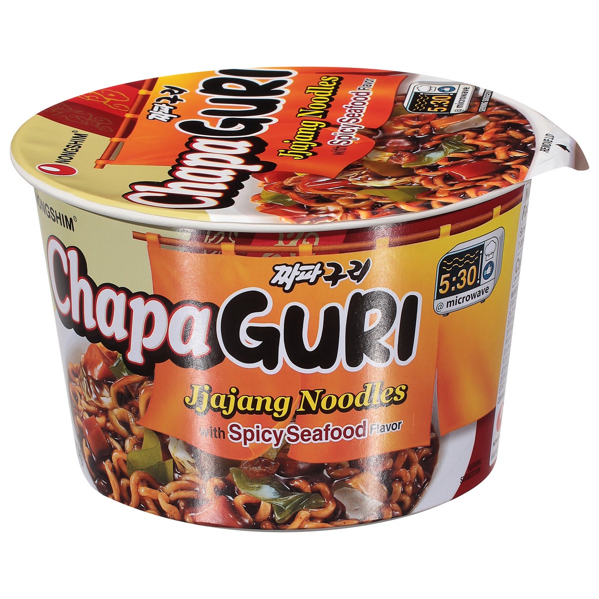 slide 5 of 9, Nongshim Spicy Seafood Flavor Jjajang Noodles 4.02 oz, 8.75 oz