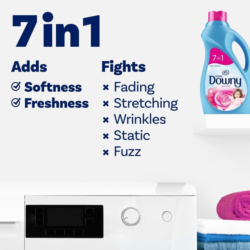 slide 2 of 6, Downy April Fresh Liquid Fabric Conditioner - 66 fl oz, 66 fl oz