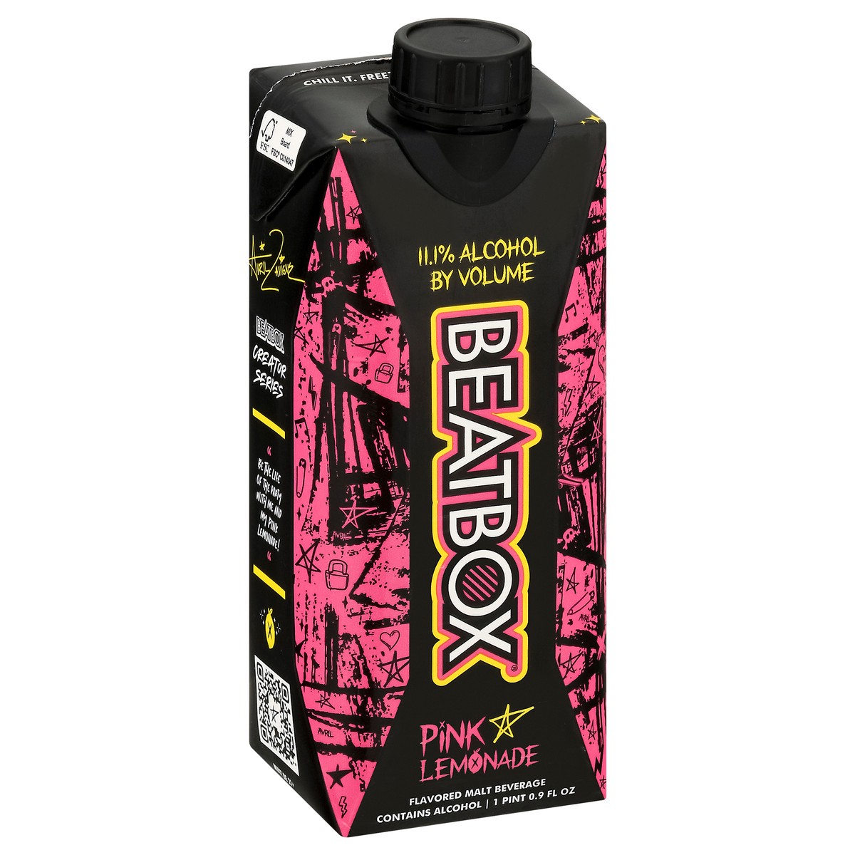 slide 2 of 9, Beatbox Pink Lemonade Flavored Malt Beverage 16.9 fl oz, 16.9 fl oz