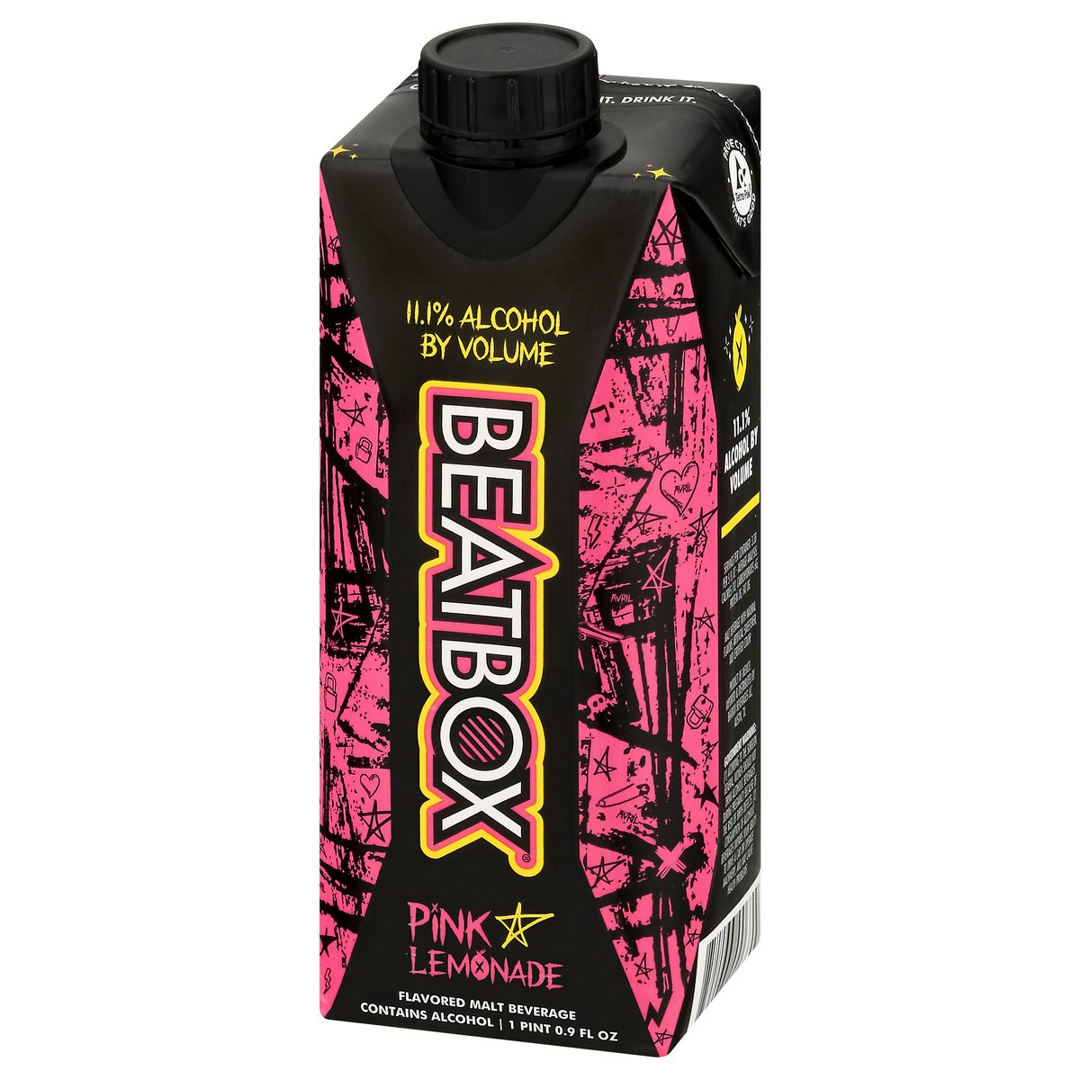 slide 3 of 9, Beatbox Pink Lemonade Flavored Malt Beverage 16.9 fl oz, 16.9 fl oz