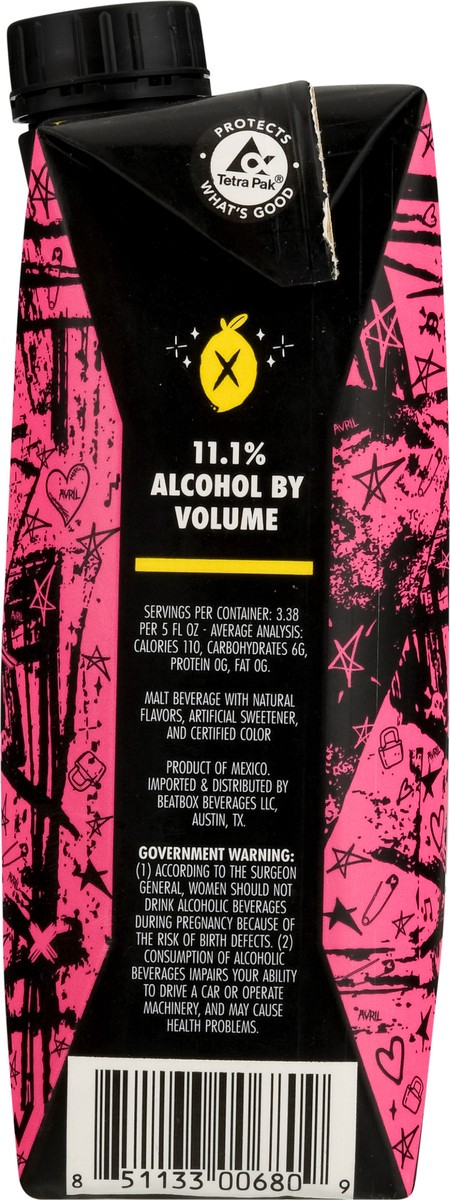 slide 8 of 9, Beatbox Pink Lemonade Flavored Malt Beverage 16.9 fl oz, 16.9 fl oz