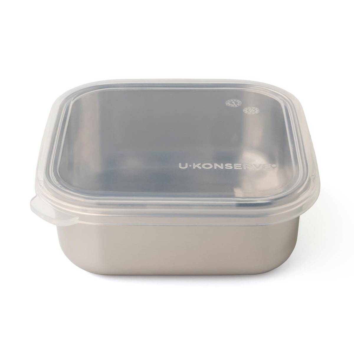 slide 1 of 1, U Konserve Stainless Steel Small To-go Container With Silicone Lid, 1 ct