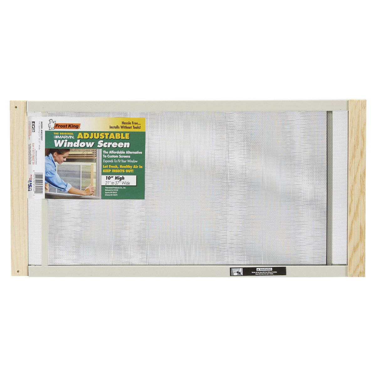 slide 1 of 1, Frost King Marvin Adjustable Window Screen, 10 in x 37 in