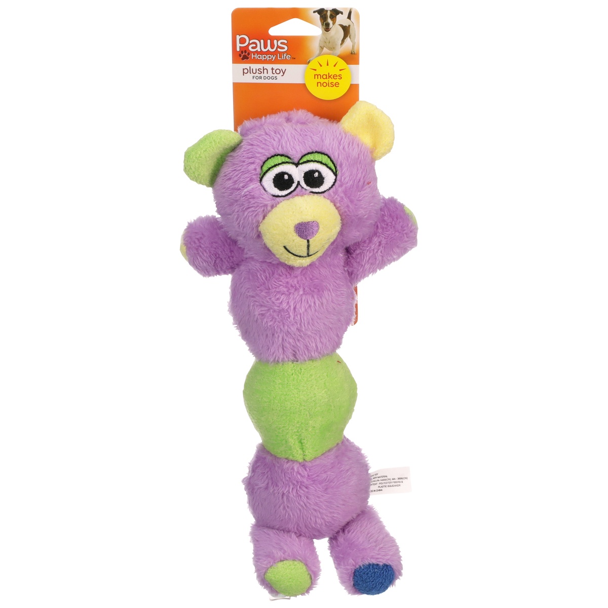 slide 1 of 1, Paws Happy Life Plush Toy For Dogs, 1 ct