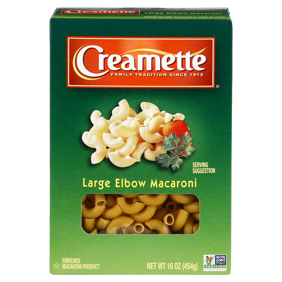 slide 1 of 8, Creamette Large Elbow Macaroni, 16 oz