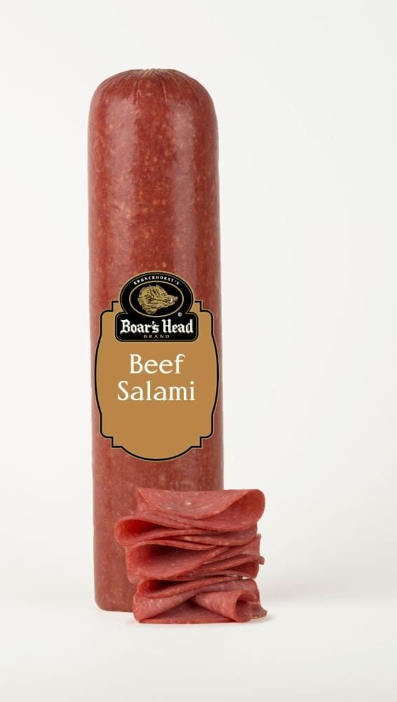 slide 1 of 1, Boar's Head Beef Salami, per lb