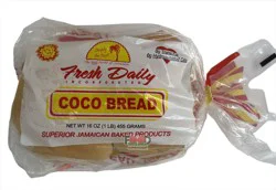 Fresh Daily Coco Bread - 4 Pack