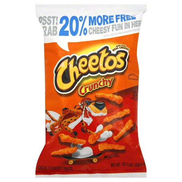 slide 1 of 1, Cheetos Cheese Flavored Snacks, Crunchy, 10.25 oz